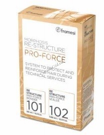 Framesi Morphosis Re-Structure Pro-Force (Система для реконструкции и защиты волос), 2 средства